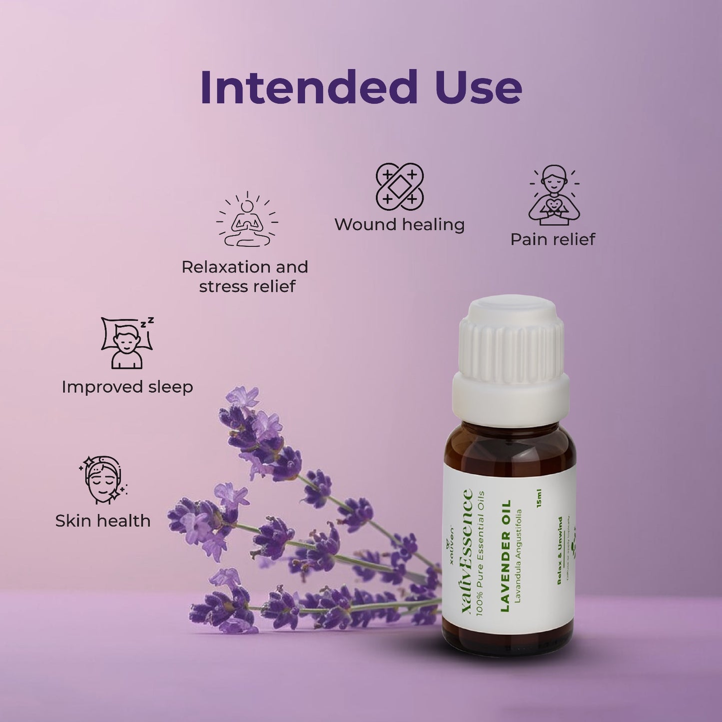 XalivEssence Lavender Essential Oil 15ml