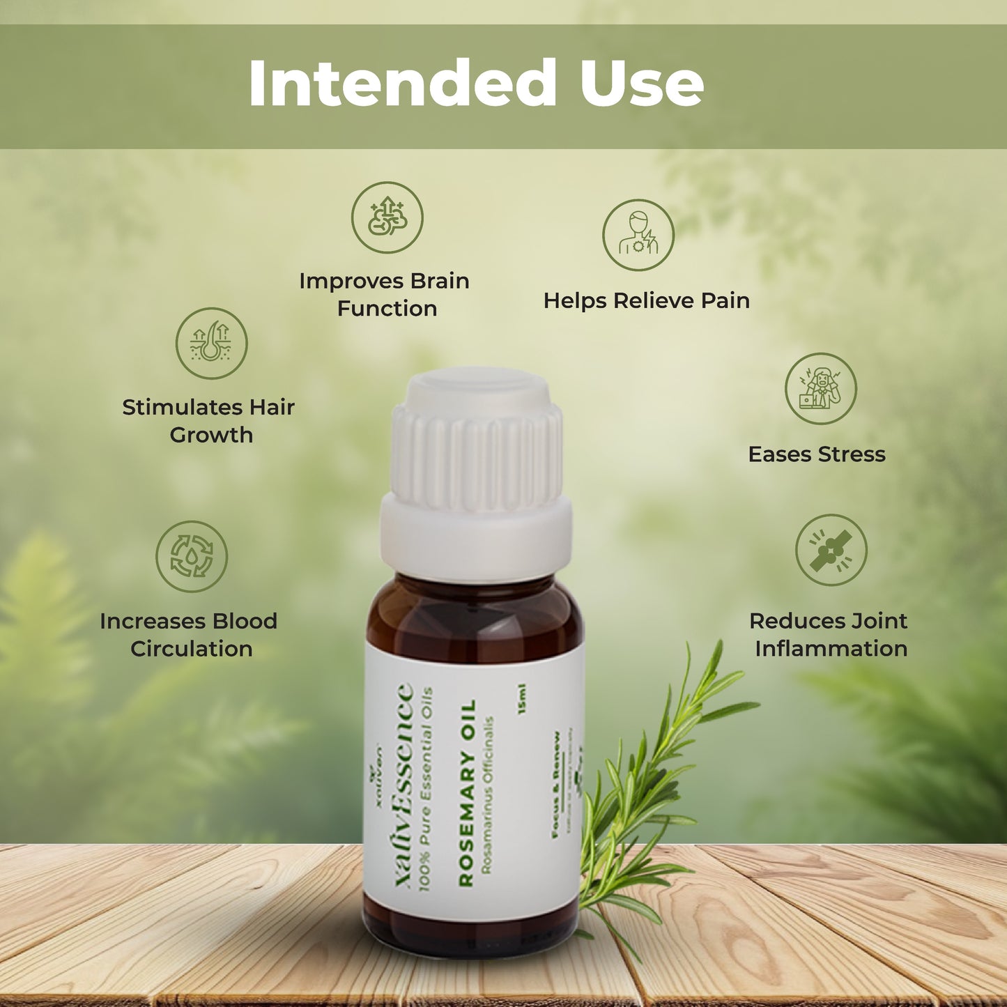 XalivEssence Rosemary Essential Oil 15ml